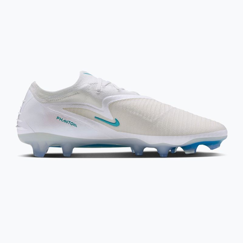 Férfi focicipők Nike Phantom 6 Low Elite FG white/white/dusty cactus 2