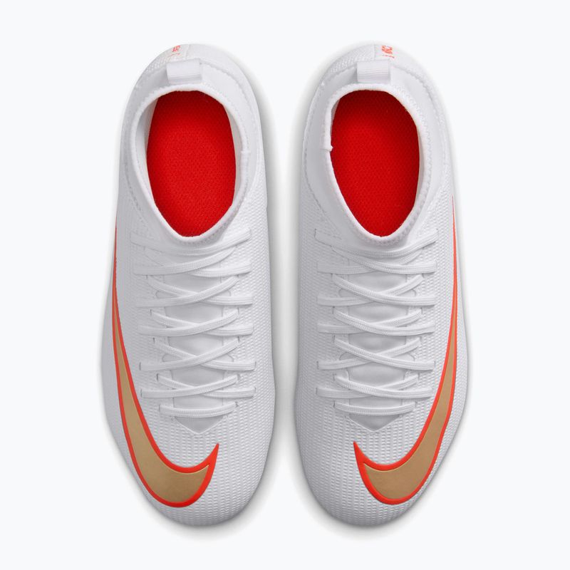 Gyermek focicipők Nike Jr. Mercurial Superfly 11 Club white/bright crimson/blur 4