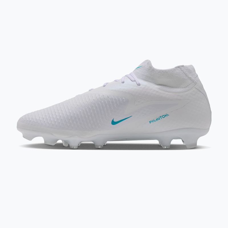 Férfi focicipők Nike Phantom 6 High Academy FG/MG white/white/dusty cactus 2