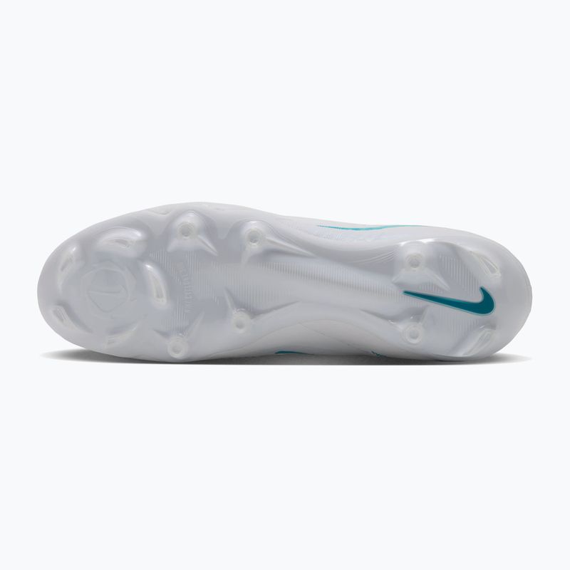 Férfi focicipők Nike Phantom 6 High Academy FG/MG white/white/dusty cactus 9