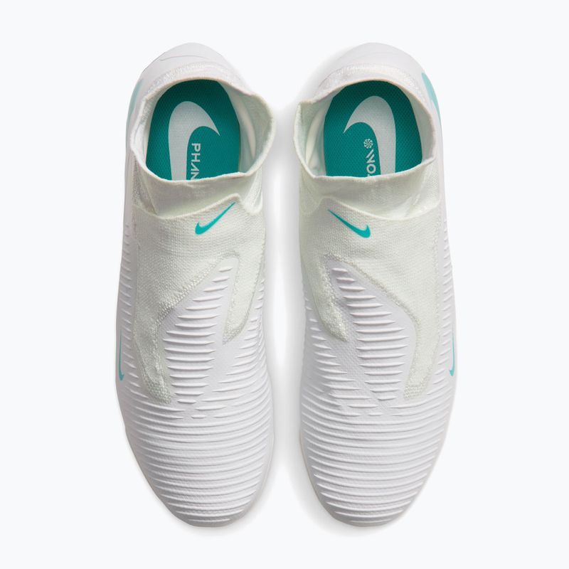 Férfi focicipők Nike Phantom 6 High Pro FG white/white/dusty cactus 5