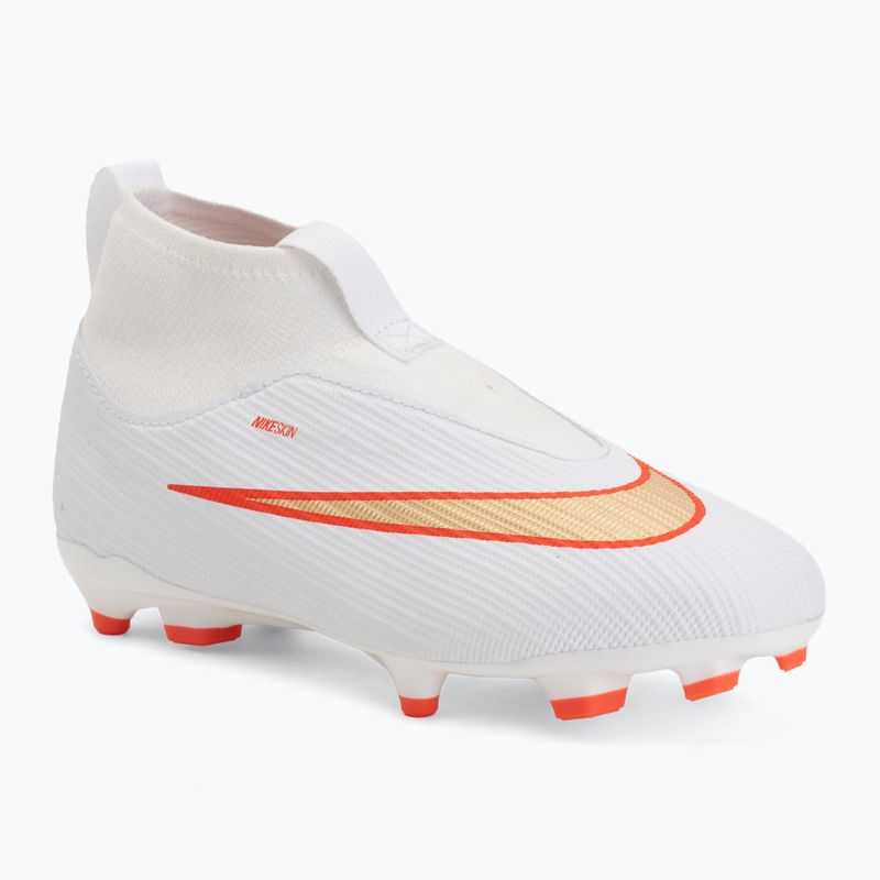 Gyermek focicipők Nike Jr. Mercurial Superfly 11 Academy white/bright crimson/blur