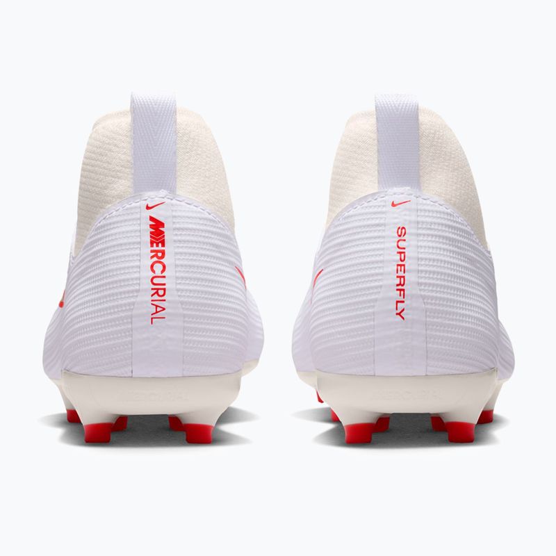 Gyermek focicipők Nike Jr. Mercurial Superfly 11 Academy white/bright crimson/blur 2