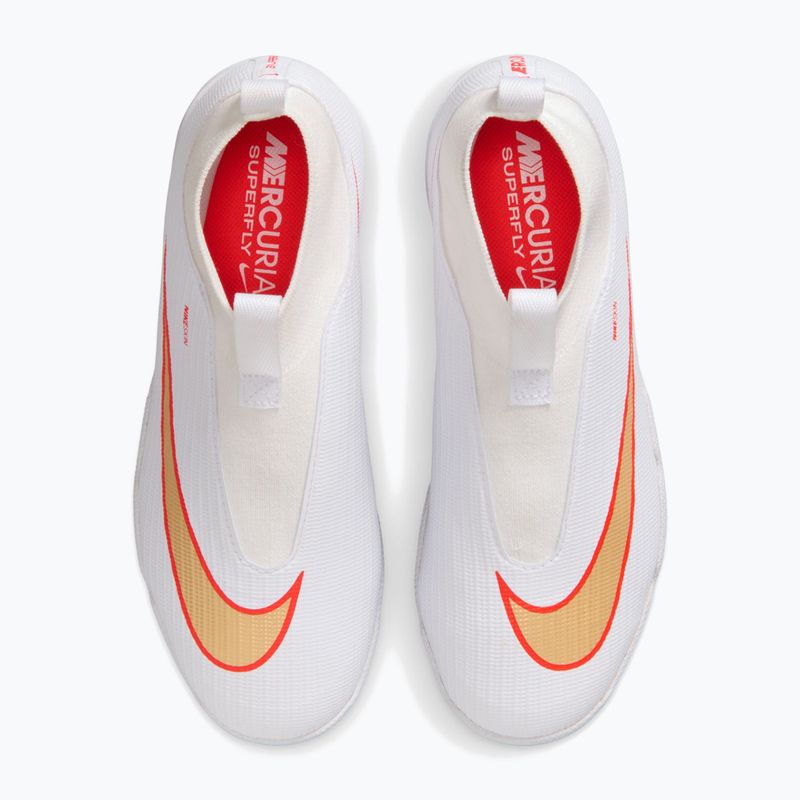 Gyermek focicipők Nike Jr. Mercurial Superfly 11 Academy white/bright crimson/blur 3