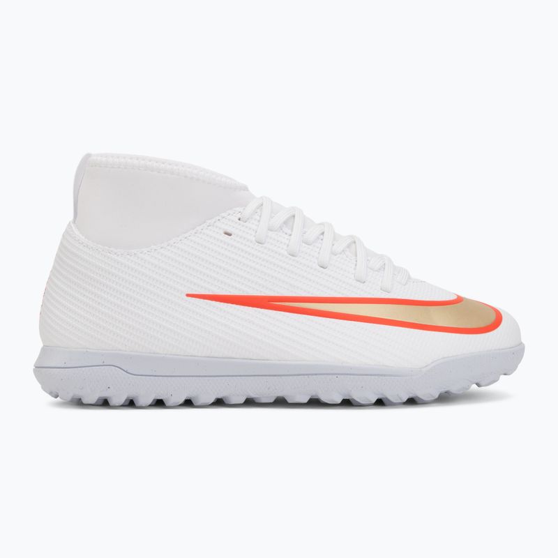 Gyermek focicipők Nike Jr. Mercurial Superfly 11 Club white/bright crimson/blur 2