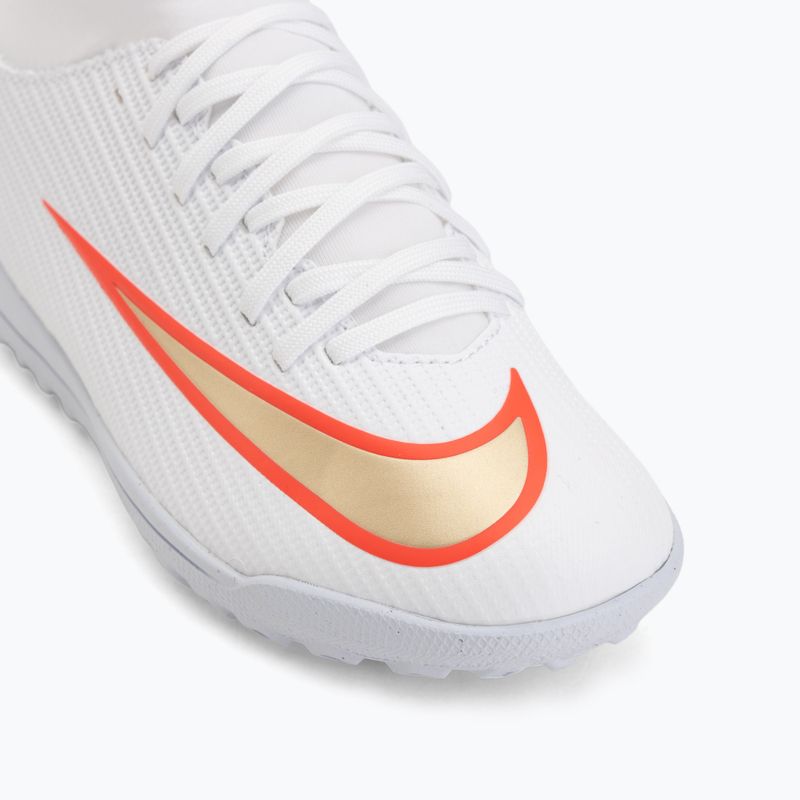 Gyermek focicipők Nike Jr. Mercurial Superfly 11 Club white/bright crimson/blur 7