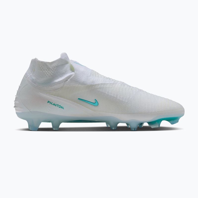 Férfi focicipők Nike Phantom 6 High Elite FG white/white/dusty cactus 2