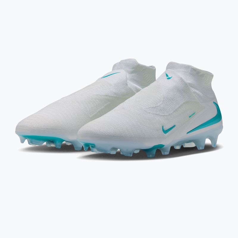 Férfi focicipők Nike Phantom 6 High Elite FG white/white/dusty cactus 3