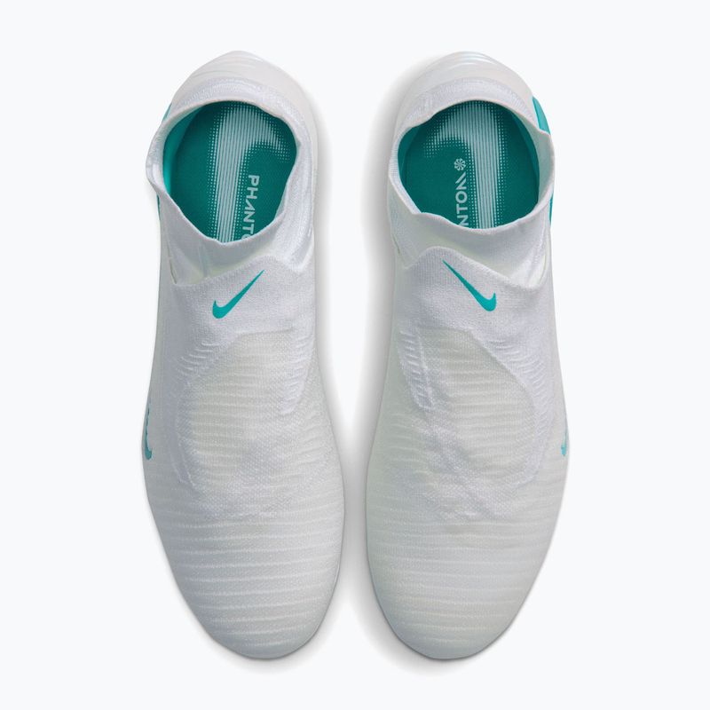 Férfi focicipők Nike Phantom 6 High Elite FG white/white/dusty cactus 4