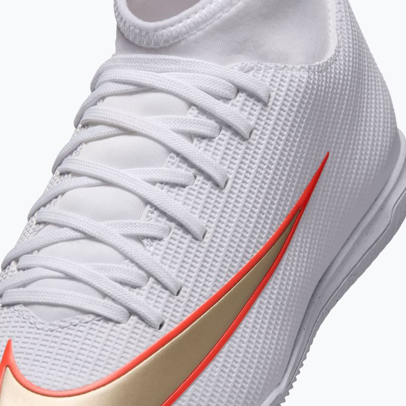 Gyermek focicipők Nike Jr. Mercurial Superfly 11 Club white/bright crimson/blur 5