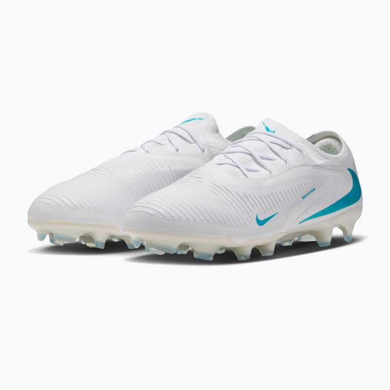 Férfi focicipők Nike Phantom 6 Low Pro FG white/white/dusty cactus 3