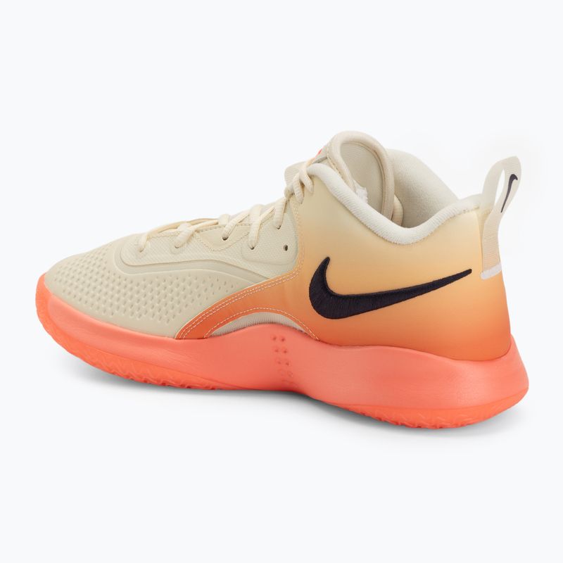 Röplabda cipő Nike React Hyperset 2 SE coconout milk/cave purple/hot lava 3