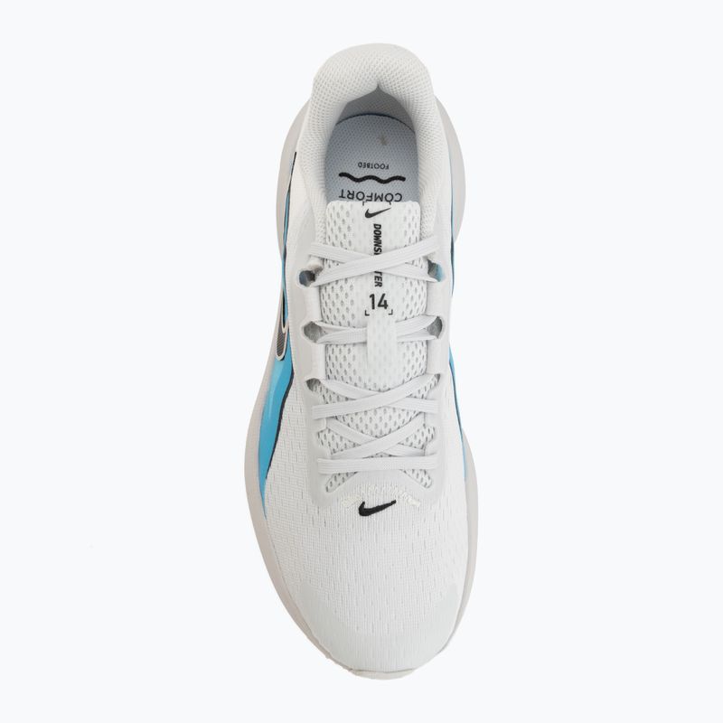 Férfi futócipők Nike Downshifter 14 off white/light current blue/black 5