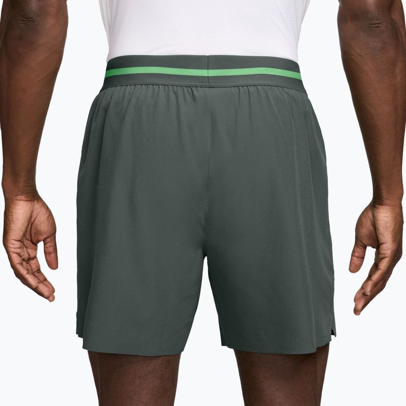 Férfi tenisznadrág Nike Court Dri-Fit Advantage 6" camo green/cucumber calm/cucumber calm 2