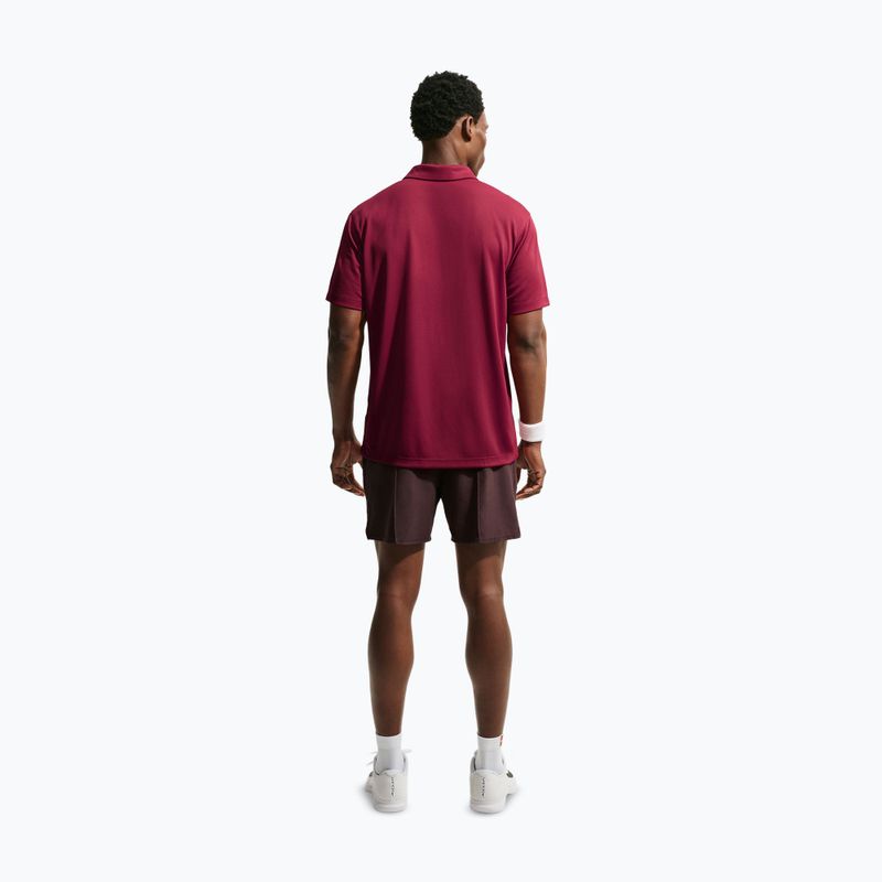 Férfi teniszpóló Nike Court Dri-FIT Team Red/White 3
