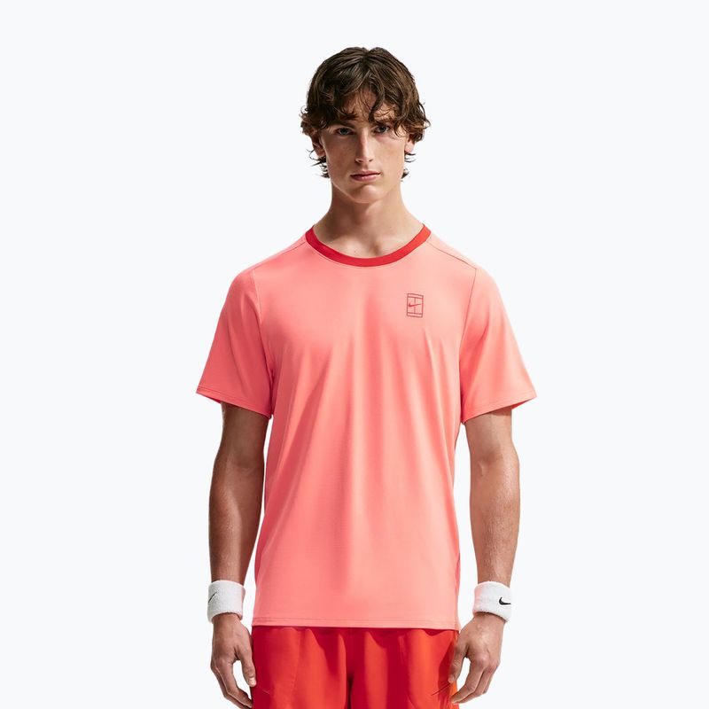 Férfi póló Nike Court Dri-Fit Advantage atomic pink/picante red/picante red