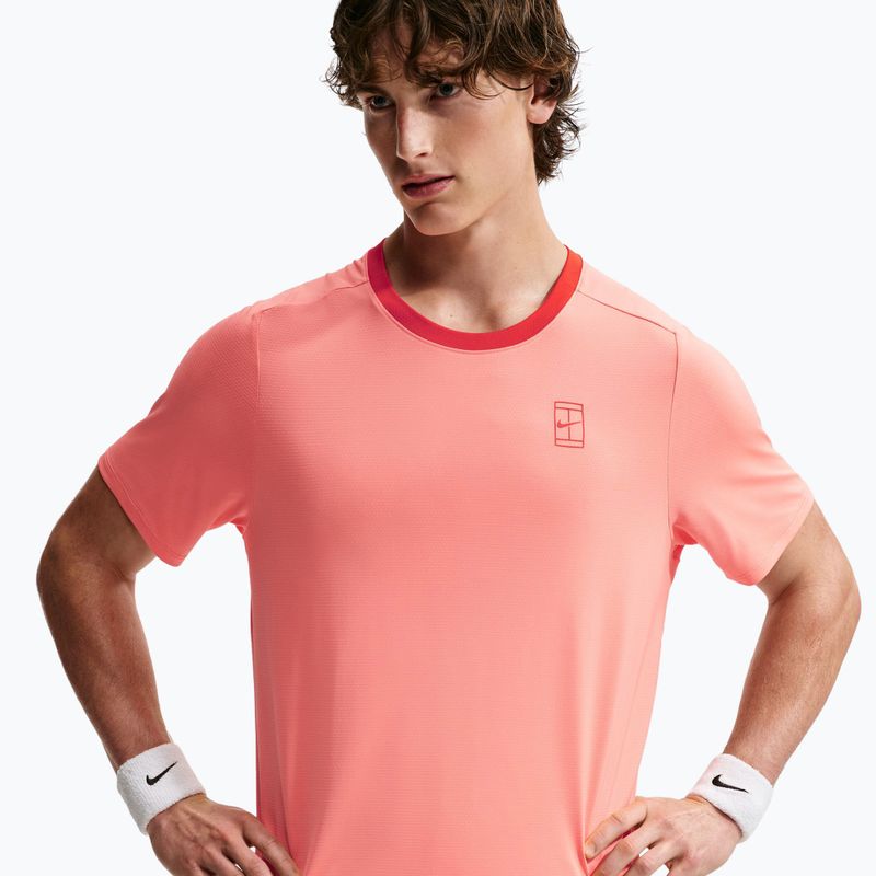 Férfi póló Nike Court Dri-Fit Advantage atomic pink/picante red/picante red 4