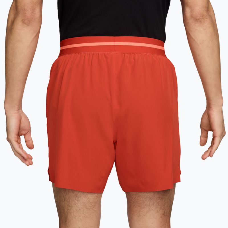 Férfi tenisznadrág Nike Court Dri-Fit Advantage 6" picante red/atomic pink/atomic pink 2