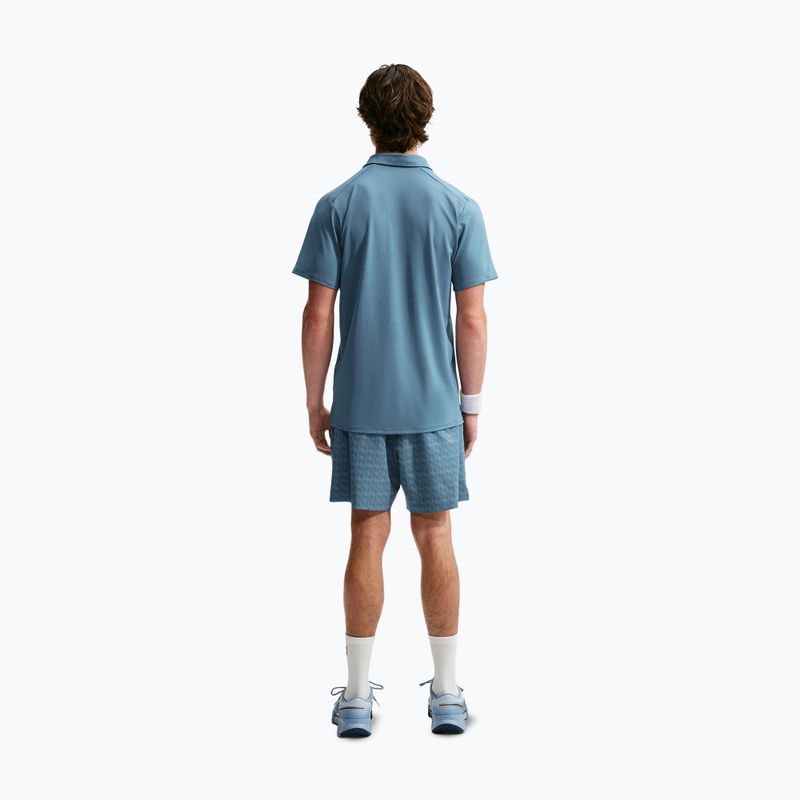 Férfi teniszpóló póló Nike Court Dri-Fit Advantage smokey blue/white 3