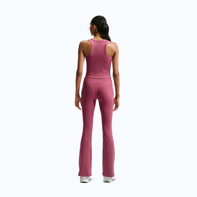 Női edzőleggingsek Nike One pink smoke/white 2