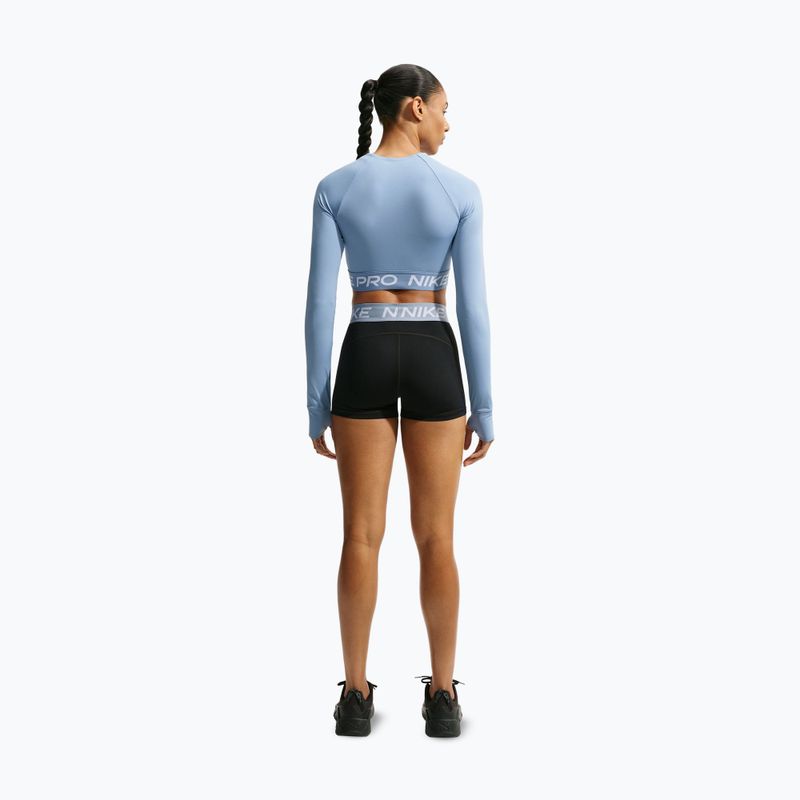 Női hosszú ujjú póló Nike Pro work blue/white 2