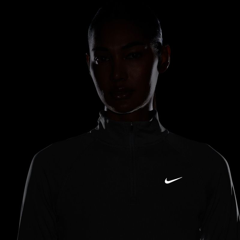Női futópulóver Nike Tempo Dri-Fit 1/4 Zip cool grey 4