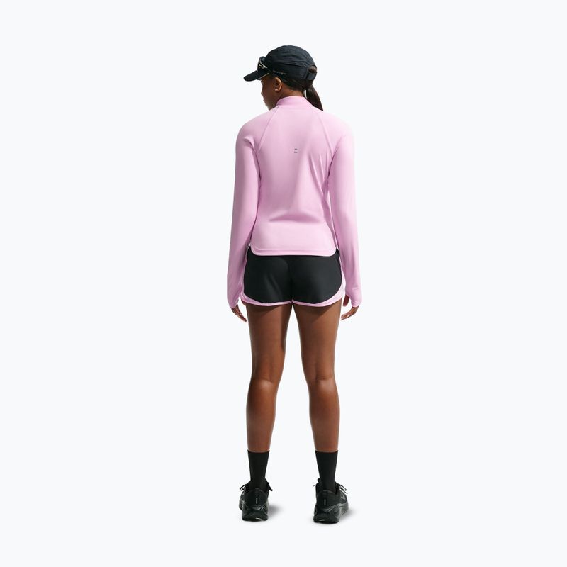 Női futópulóver Nike Tempo Dri-Fit 1/4 Zip pink rise 3