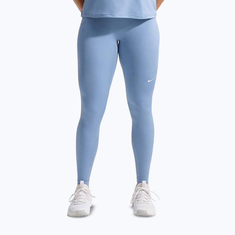 Női leggingsek Nike Pro work blue/white 7