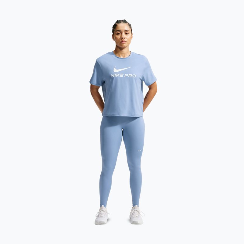 Női leggingsek Nike Pro work blue/white 2