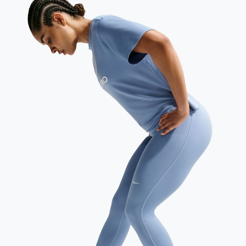 Női leggingsek Nike Pro work blue/white 5
