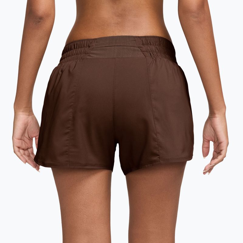Női rövidnadrág Nike One Dri-Fit 3" cacao wow/white 2