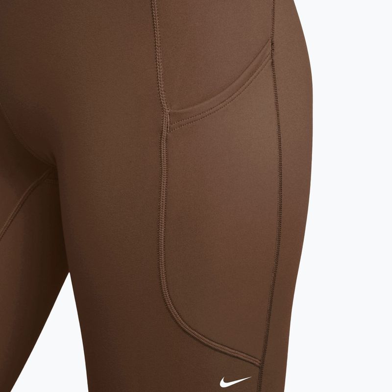 Női edzőleggingsek Nike One High-Waisted 7/8 cacao wow/white 3
