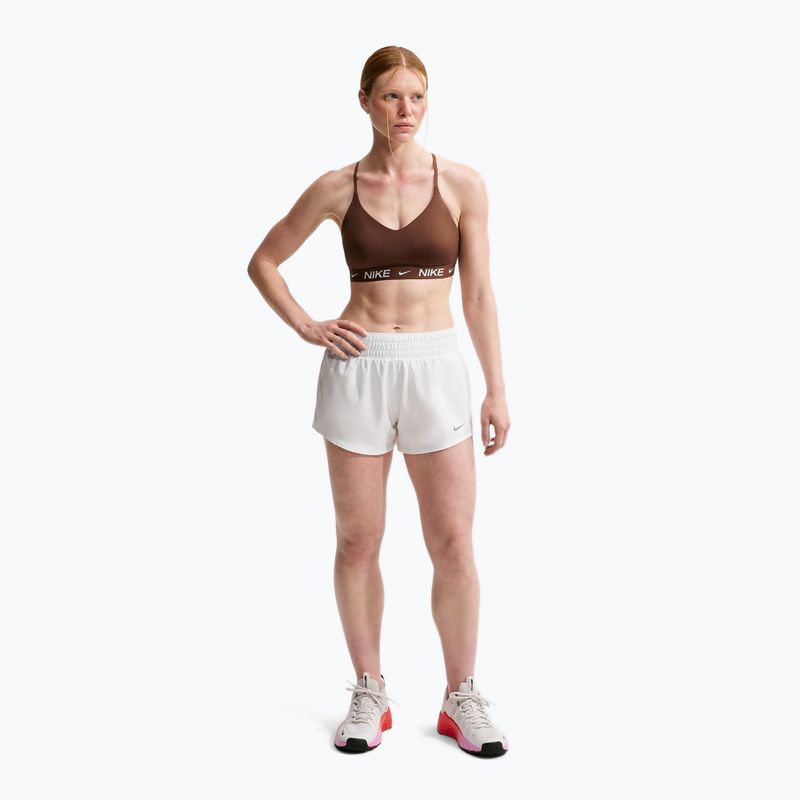Női melltartó edzésre Nike Dri-Fit Indy Light Support cacao wow 2