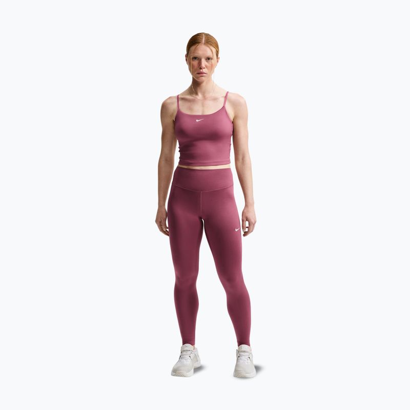 Női edző póló Nike One pink smoke 2