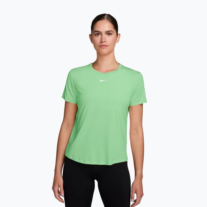 Női edző póló Nike One Classic cucumber calm/white