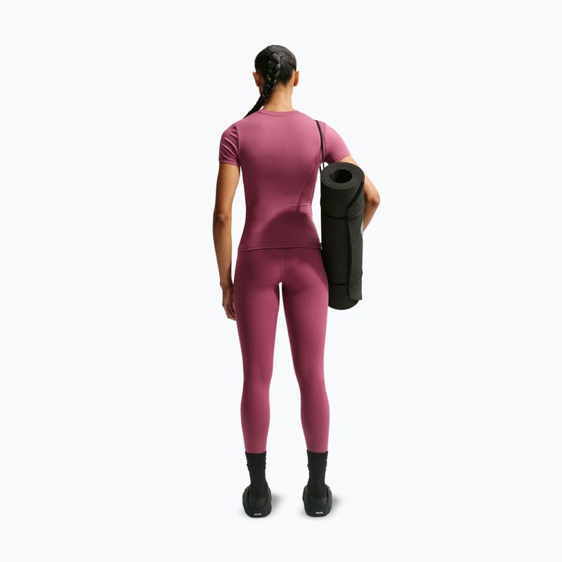 Női leggingsek Nike One pink smoke/white 3