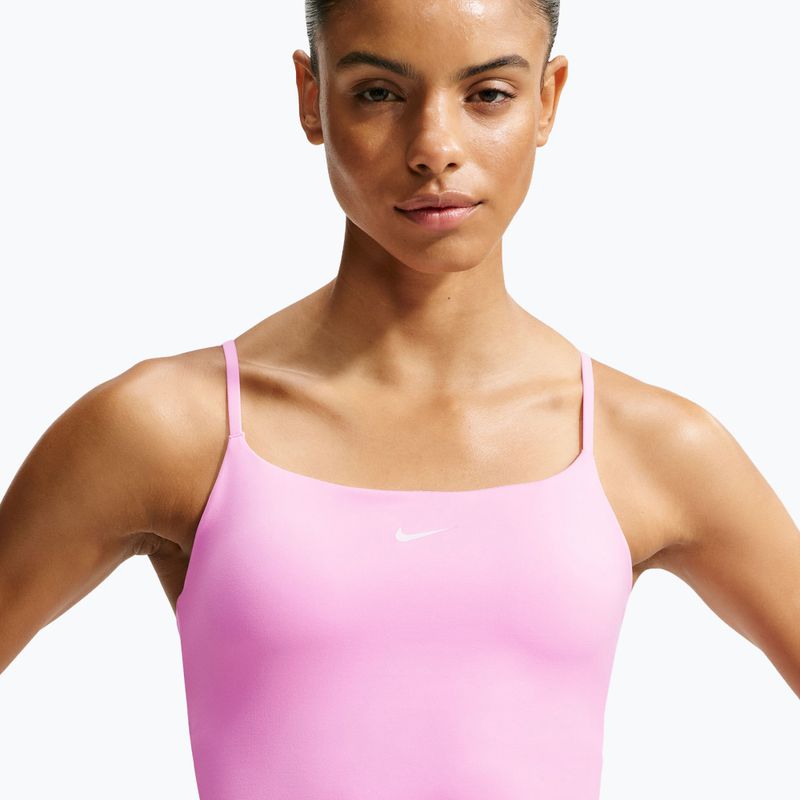 Női edző póló Nike One pink rise 4