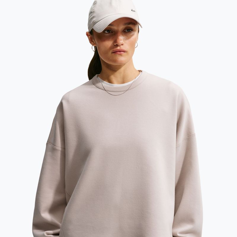 Női edzőpulóver Nike 24.7 ImpossiblySoft Cream Ii/Cream Ii/College Grey 4