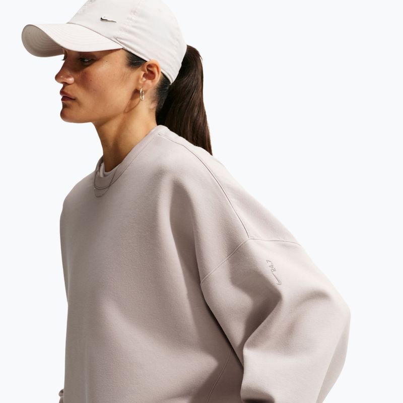Női edzőpulóver Nike 24.7 ImpossiblySoft Cream Ii/Cream Ii/College Grey 5