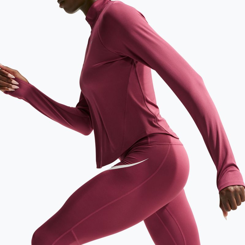 Női leggingsek Nike Tempo Swoosh Run pink smoke/white 4