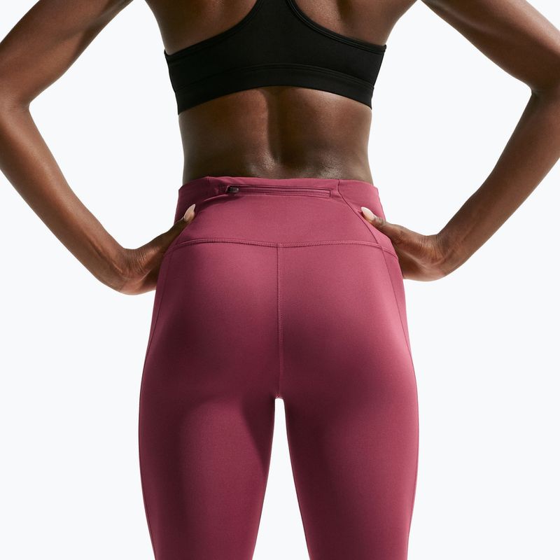 Női leggingsek Nike Tempo Swoosh Run pink smoke/white 6