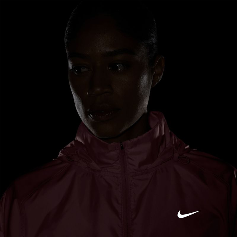 Női futókabát Nike Tempo Repel pink smoke 4