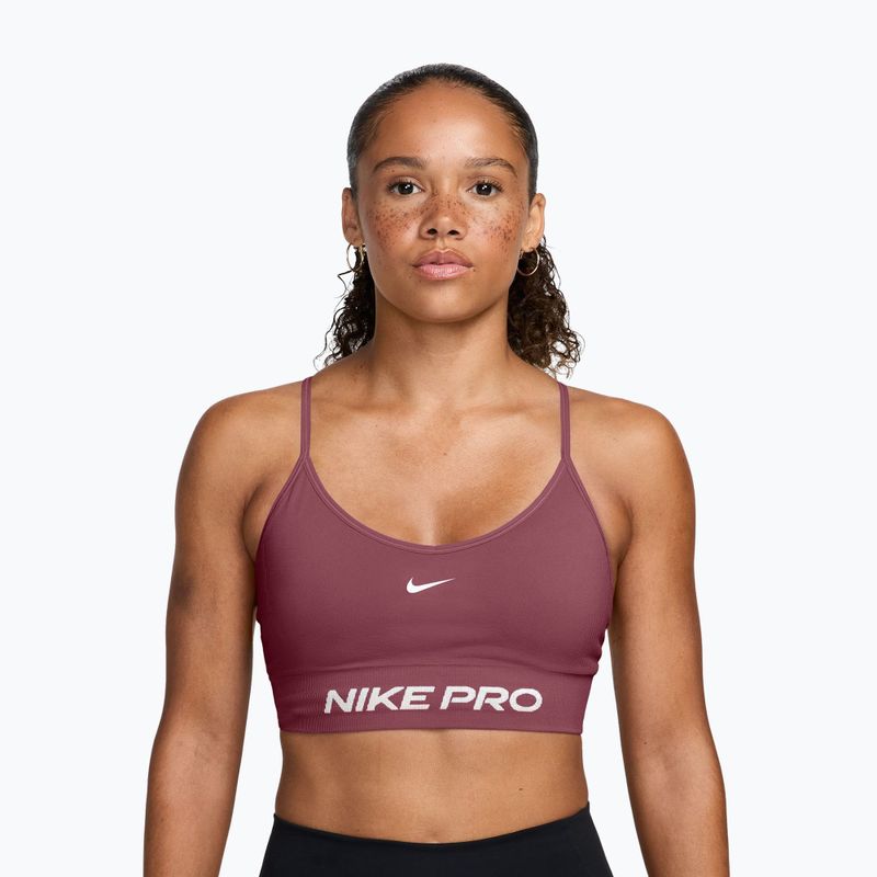 Sportmelltartó Nike Pro Seamless pink smoke/white