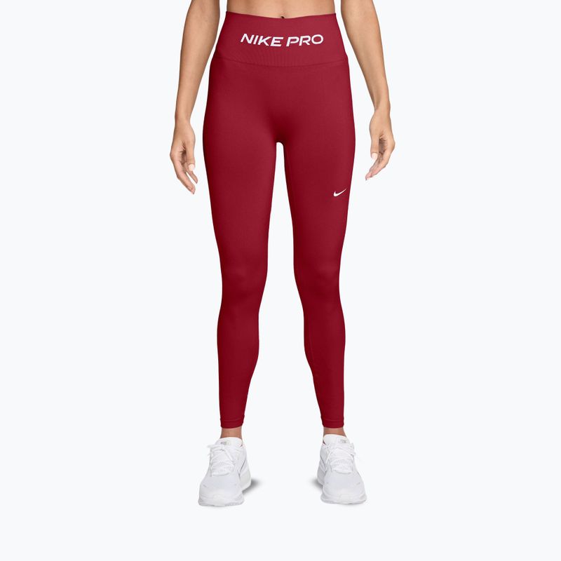Női leggingsek Nike Pro Seamless tough red/white