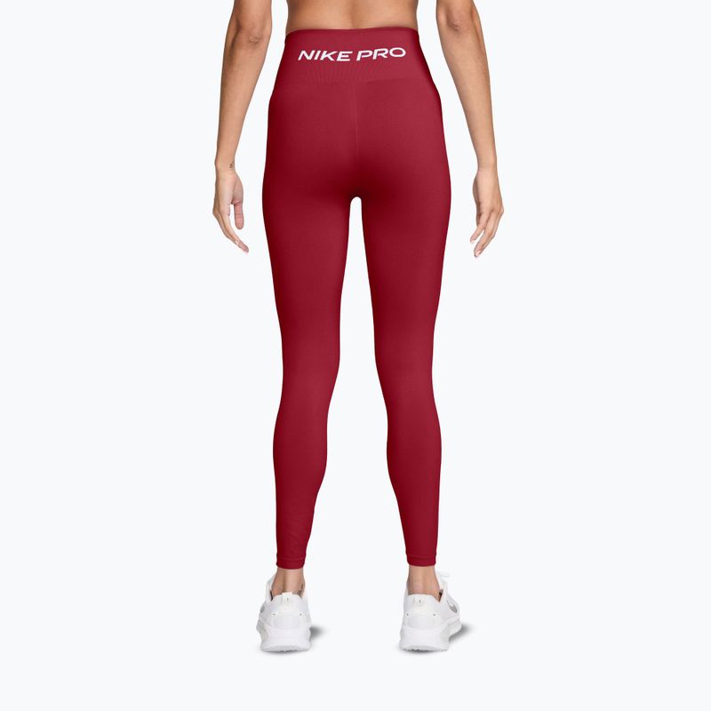 Női leggingsek Nike Pro Seamless tough red/white 2