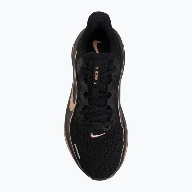 Női futócipők Nike Winflo 12 black/off noir/rose gold/metallic rose gold 5