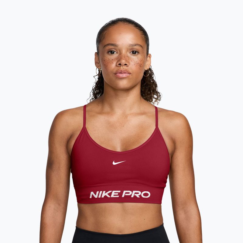 Sportmelltartó Nike Pro Seamless tough red/white