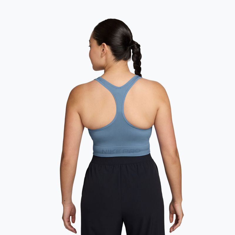 Női edző póló Nike Pro Seamless work blue 2
