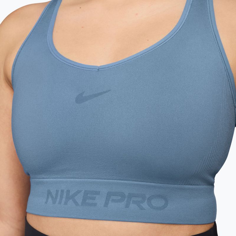 Női edző póló Nike Pro Seamless work blue 3
