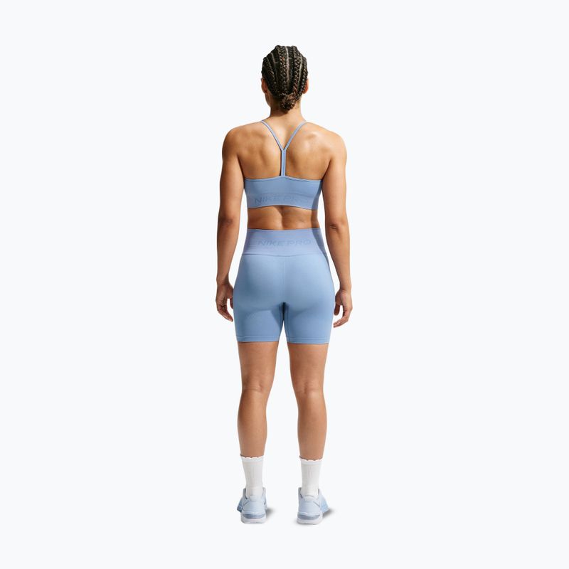 Női edző rövidnadrág Nike Pro Seamless work blue 2